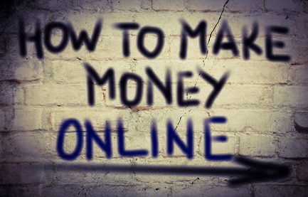 How To Make Money Online Concept