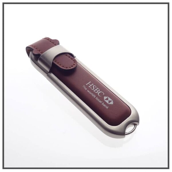Clé USB publicitaire cuir Elegance – Image 6