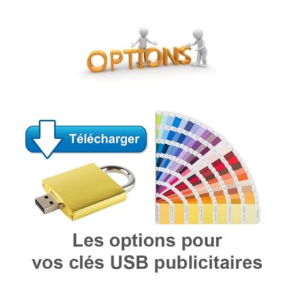 Clé USB publicitaire téléchargement