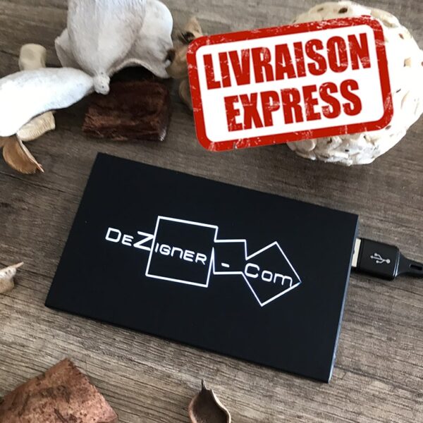 Powerbank publicitaire logo lumineux