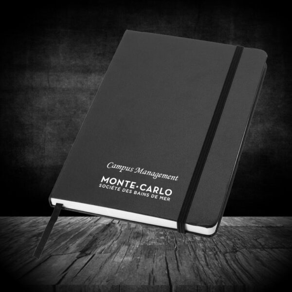 carnet publicitaire de notes luxe type moleskine