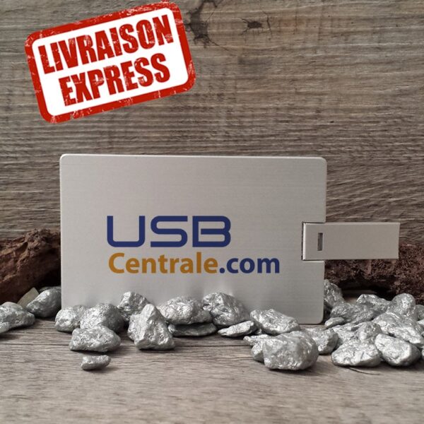 Carte usb publicitaire metal