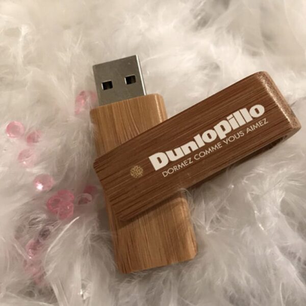 clé usb personnalisable bambou bois