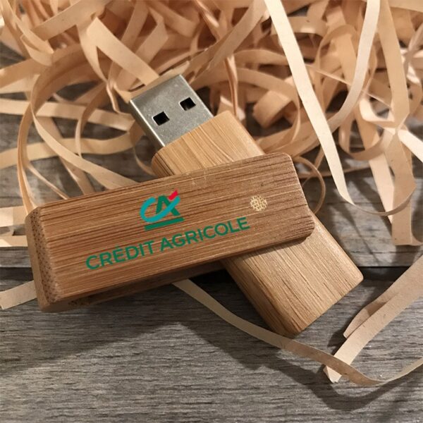 clé usb écologique en bambou