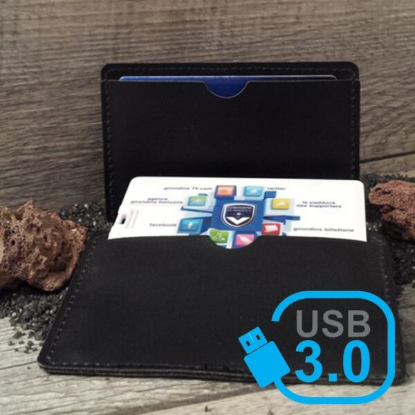 Clé USB carte publicitaire 3.0 personnalisable