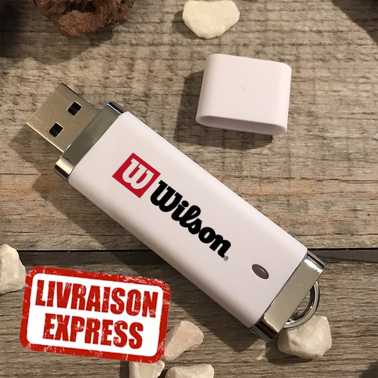 Clé USB publicitaire personnalisée 4GB - Marquage inclus - Délai rapide