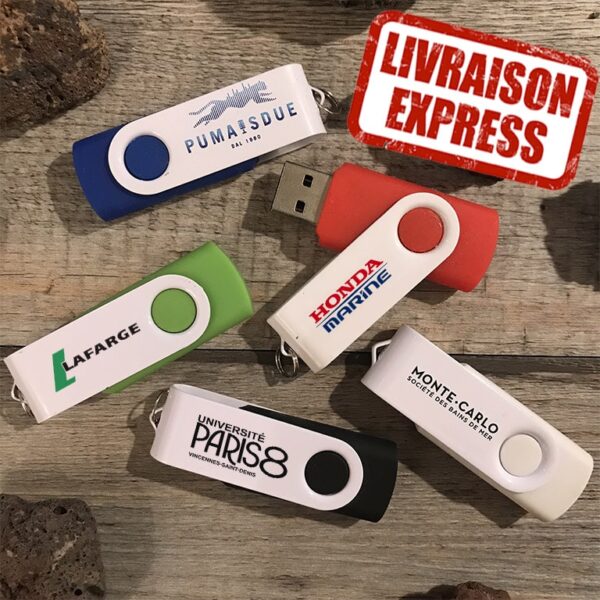 clés usb promotionnelles logotées prix bas grossiste