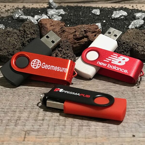 Clé USB rotative à personnaliser