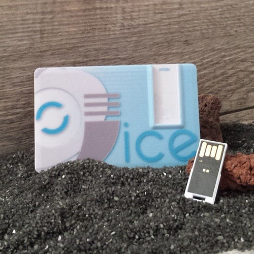 Clé USB carte plate
