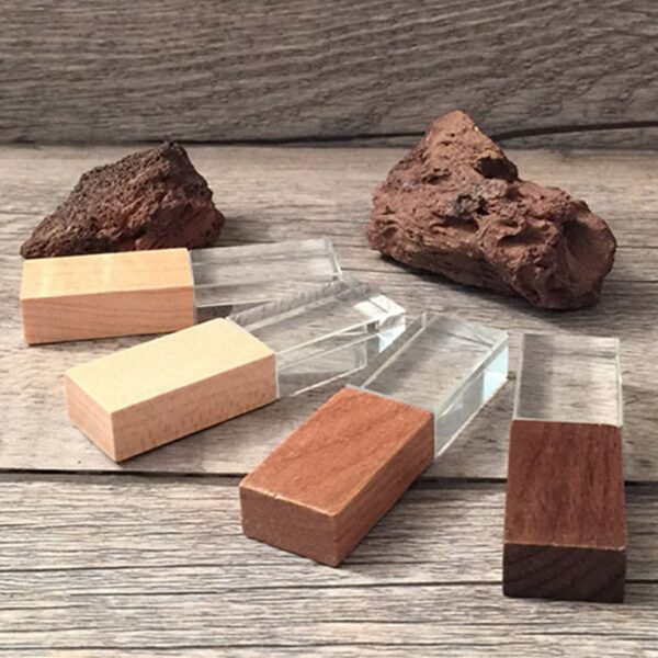 clef usb à personnaliser verre et bois