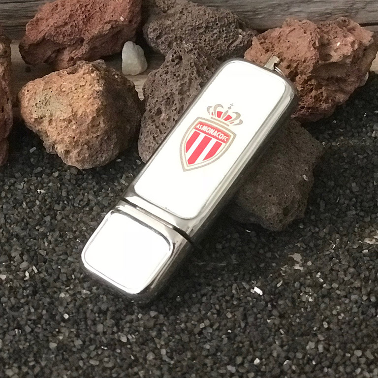 MINI CLE USB AVEC ETUI SIMILI CUIR PUBLICITAIRE