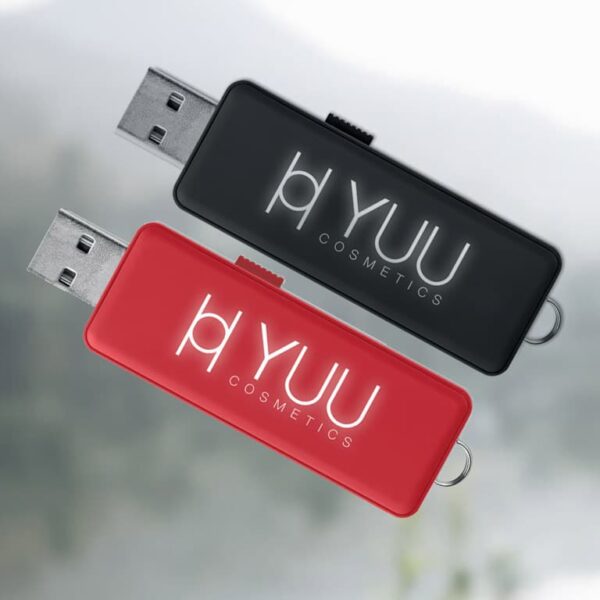 clé usb personnalisée avec votre logo lumineux