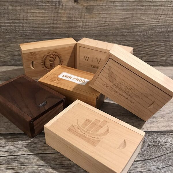 boite USB en bois personnalisables