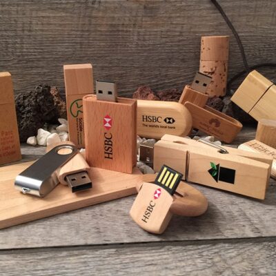 Clés USB publicitaires en bois