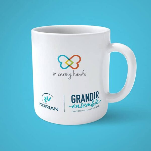 Mug publicitaire avec marquage logo pas cher