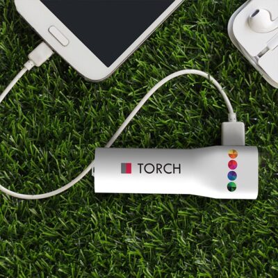 power bank publicitaire lampe torche