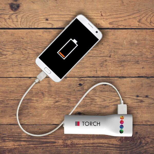 power bank publicitaire lampe torche