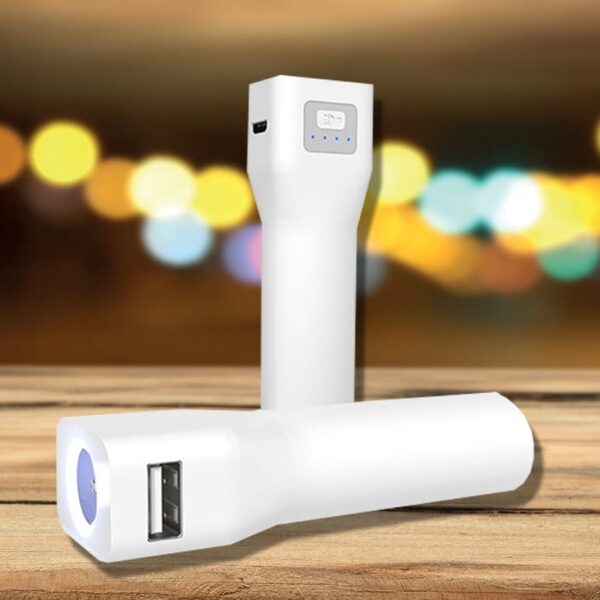 Powerbank publicitaire personnalisable avec lampe torche