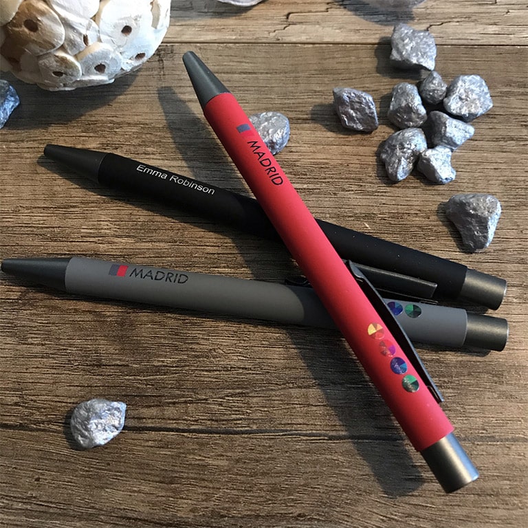 Stylo métal personnalisable rouge