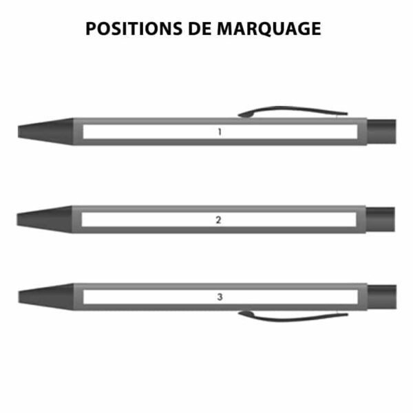 stylo personnalisable marquage quadri