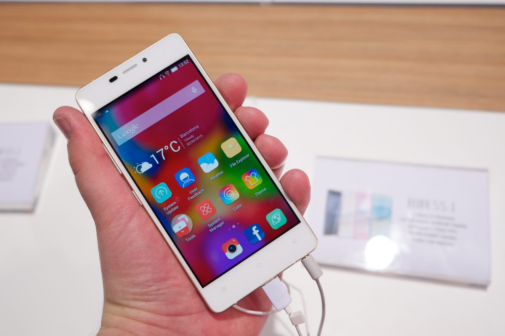 image Gionee at Mobile World Congress 2015 Barcelona