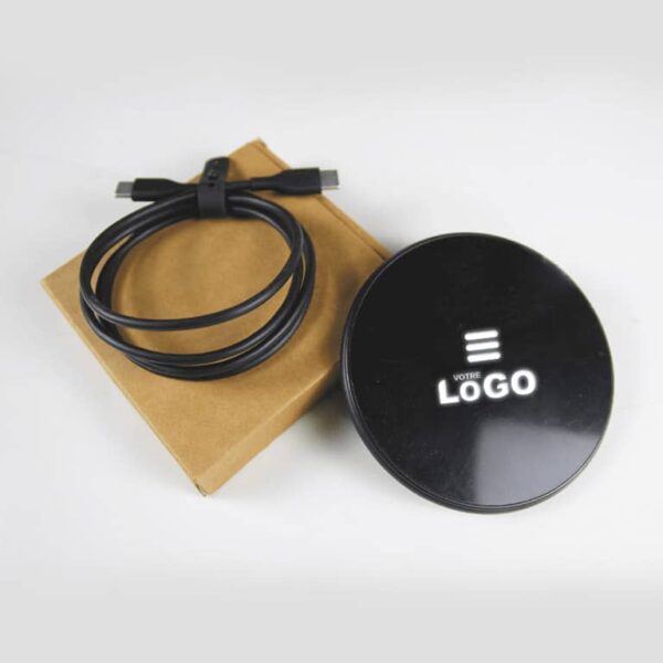 Chargeur publicitaire induction lumineux