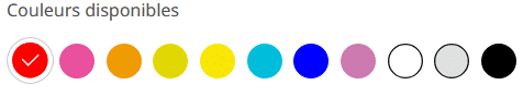 Couleurs des clés USB Twister 3.0