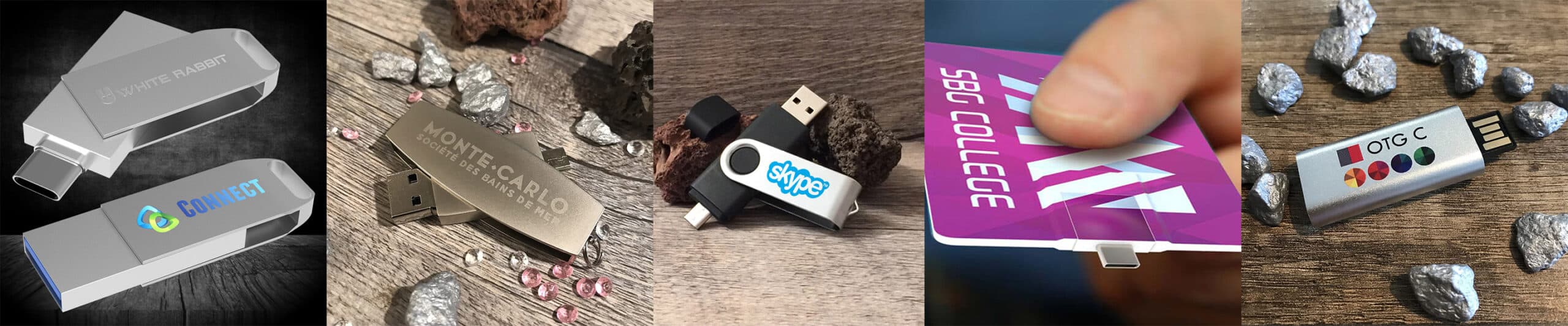 Clés USB publicitaires OTG
