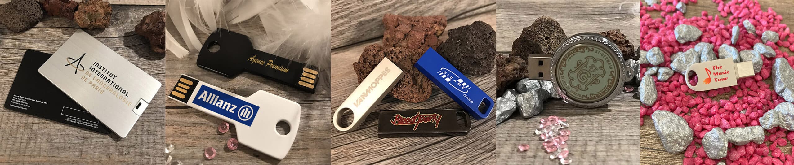 Clés USB publicitaires métal