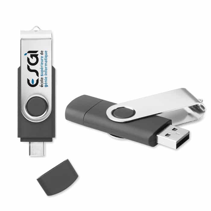 Clés USB publicitaires pas chères OTG